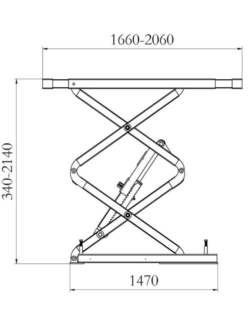 KÖNIGSTEIN KN3635E SCISSOR LIFT