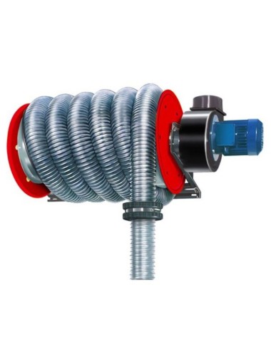 ARHV - Manual spring rewind hose reel with built-in fan